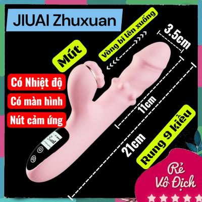 Dương vật đa năng  Jiuai Zhuxuan rung thụt hút sưởi ấm bi lăn màn hình LCD